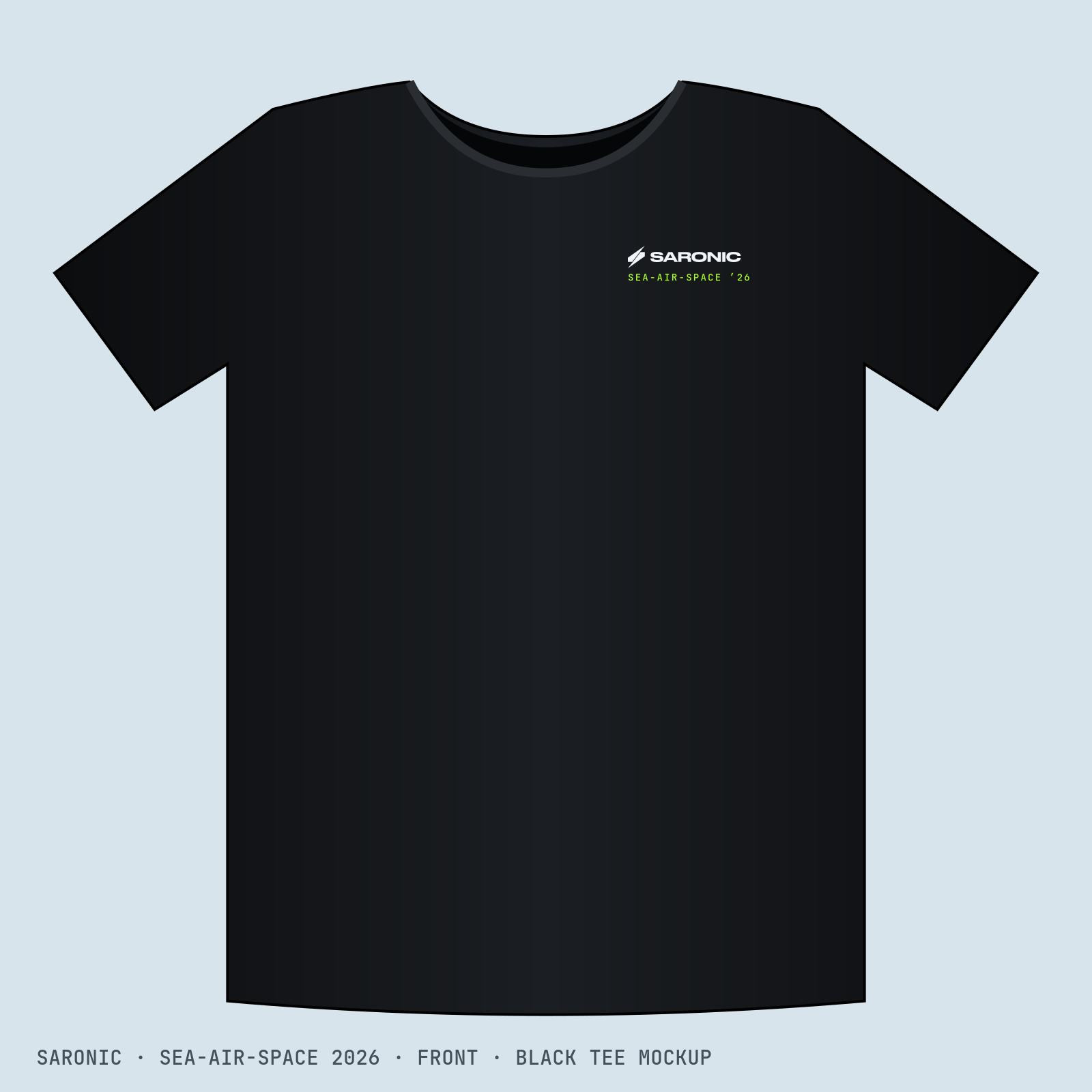 Sea-Air-Space tee front